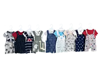 2Pcs Dungaree Bodysuit Set